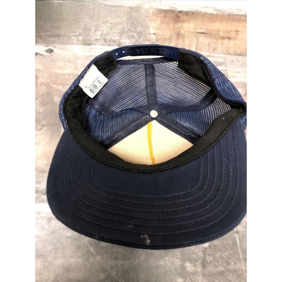 Vtg BSA Cub Scouts Snapback Cap Hat with 22 Achievement Pins Sports Mountain - Picture 6 of 8